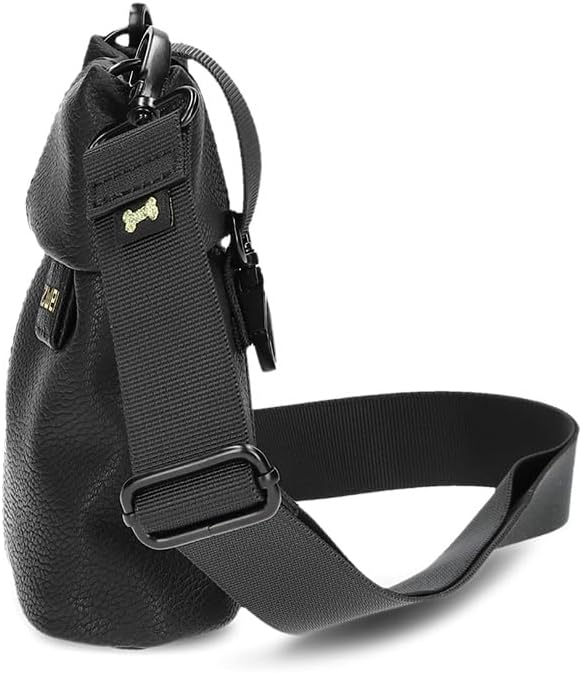 Zwei Hunde Leckerlibeutel Leo LET40 aus Kunstleder – Futtertasche für Hundetraining & Gassi gehen, K