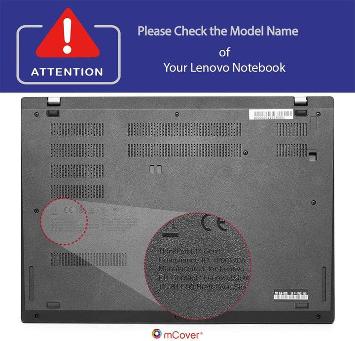 mCover Hartschalen-Schutzhülle für Lenovo ThinkPad L14 (35,6 cm) 1. Generation (Nicht für andere Len