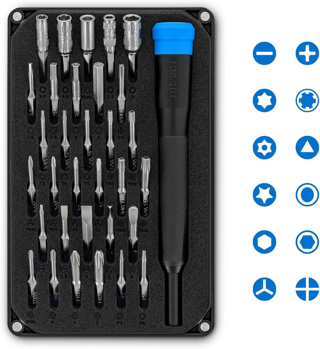 iFixit Pro Tech Go Toolkit – Das mobile Reparaturset für Elektronik Blau, Blau