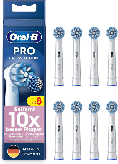 Oral-B Pro Sensitive Clean Aufsteckbürsten für elektrische Zahnbürste, 8 Stück, sanfte Zahnreinigung