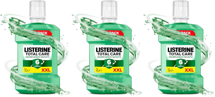 LISTERINE Total Care Zahnfleisch-Schutz (1000 ml), schützende Mundspülung gegen Zahnfleischprobleme