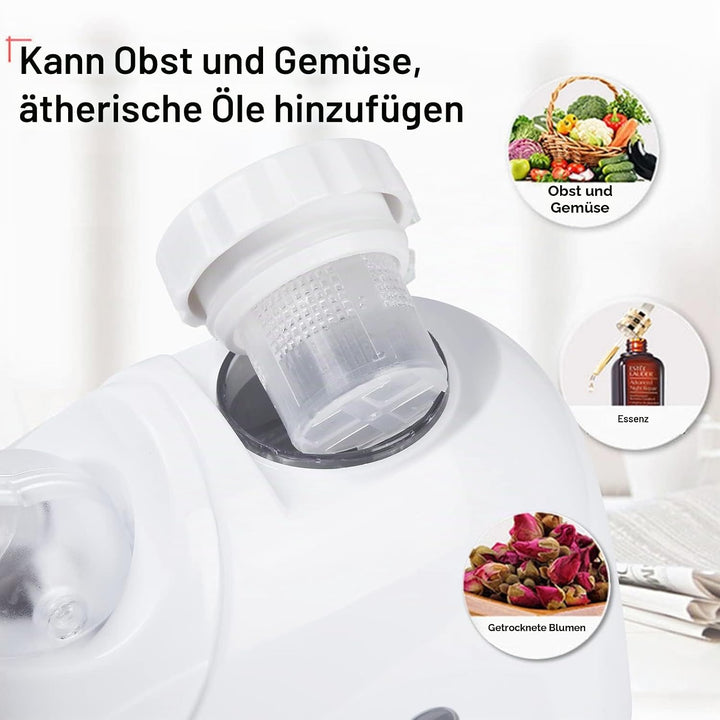 TaFoyu Gesichtsdampfer Gesichtssauna Nano Ionic Gesichtsdampfer, Facial Steamer, Schönheit Spa Persö