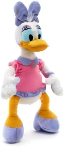 Disney Store Daisy Duck Offizielles mittelgrosses Kuscheltier für Kinder, 33 cm, Kuscheltier mit Sti