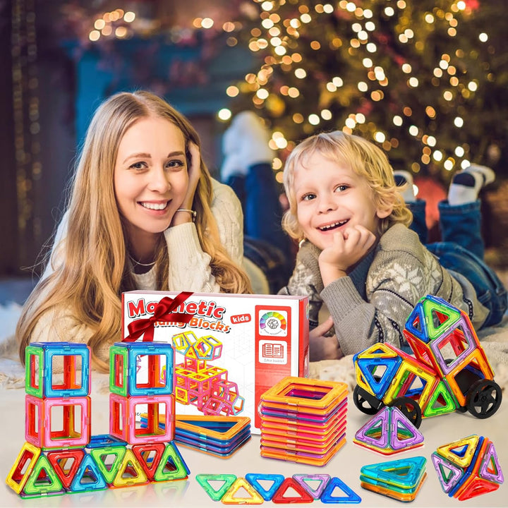 88Pcs Magnetische Bausteine Spielzeug, Magnetisches Bauspielzeug, Puzzle Baustein Spielzeug, Magneti