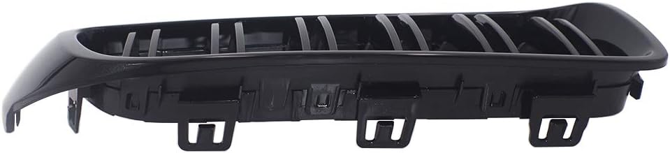 GSRECY Für F32, F33, F36, F80, F82, F83, 4er-Reihe, Nieren-Twin-Lamellen-Stossstangengrill, schwarz