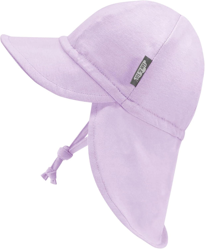 Jan & Jul Sonnenhut aus Baumwolle mit UPF 50+ UV-Schutz für Baby Junge und Mädchen, 0-3 Monate Laven