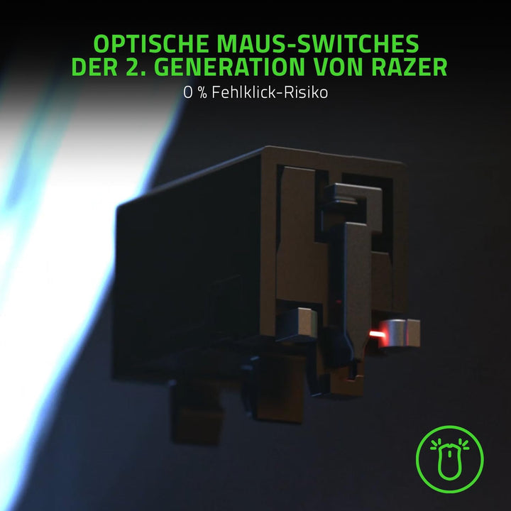 Razer Viper 8K Hz - Beidhändige Gaming Maus mit 8000 Hz HyperPolling-Technologie und nur 71g Gewicht