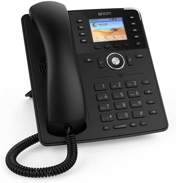 Snom D735 IP Telefon, SIP Tischtelefon ITSPA 2020 Award, hochauflösendes grafisches 2,7-Zoll-TFT-Dis
