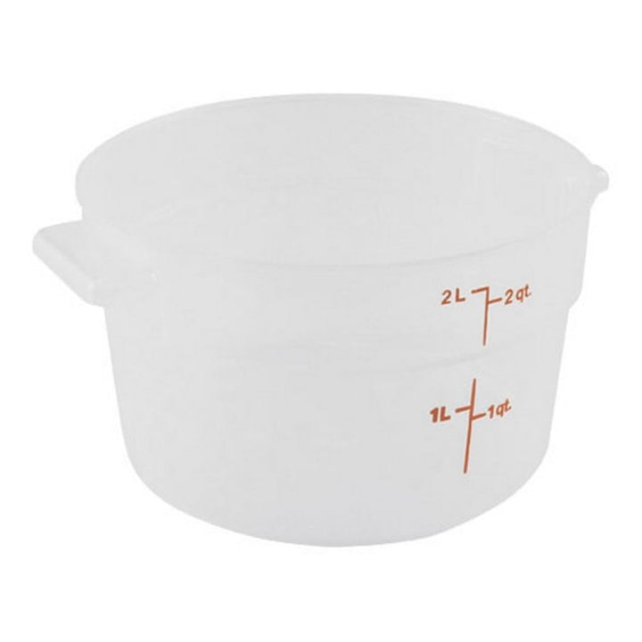 Cambro Camwear RFS2PP190 Frischhaltedose aus Polypropylen, rund, 2 l