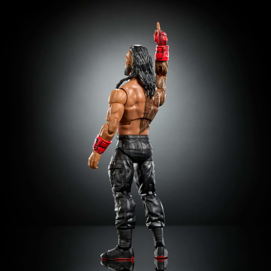 Mattel WWE Elite Collection Top Picks, Set mit Actionfigur und Zubehörteilen, ca. 15 cm grosse Samme