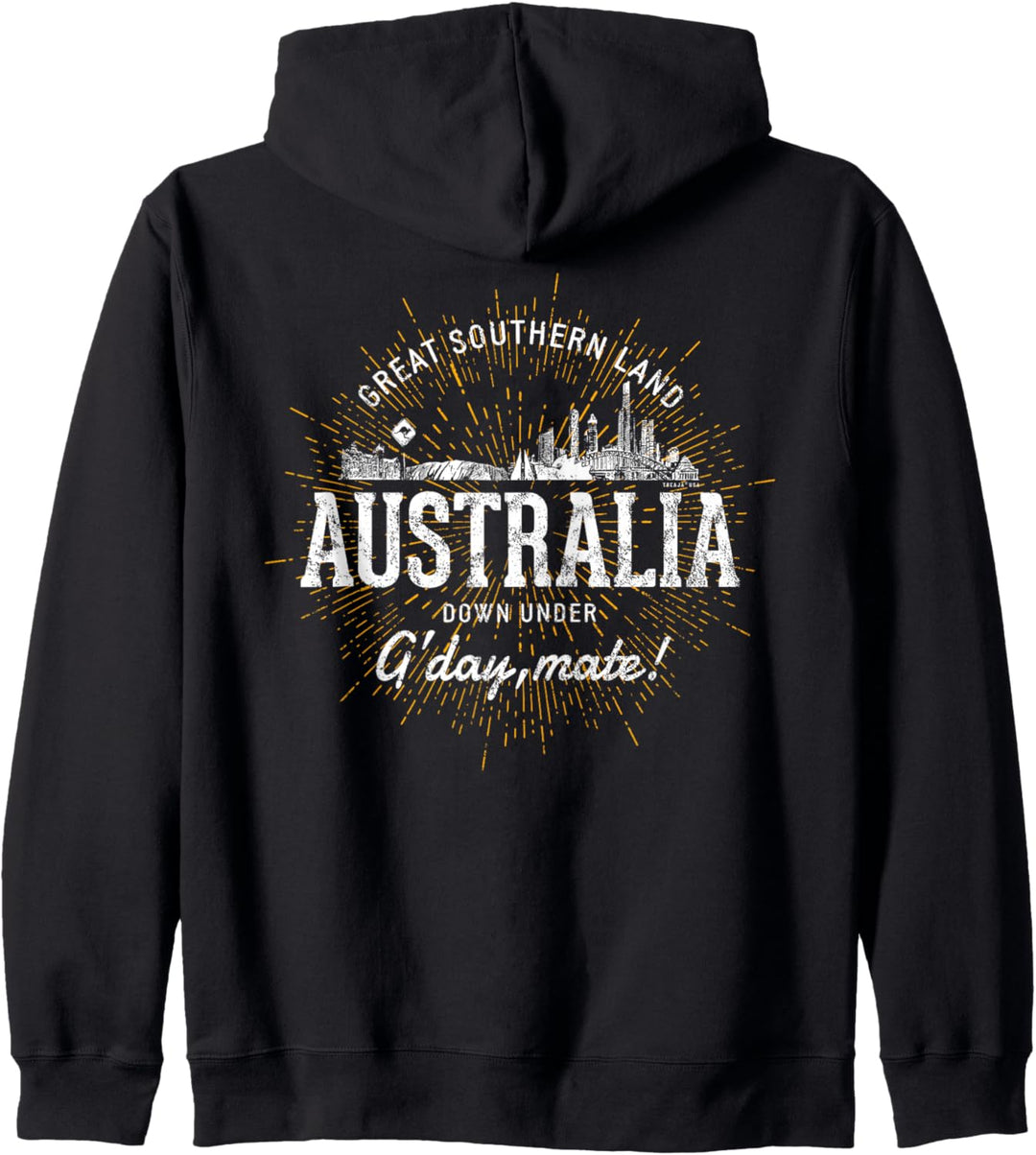 Australia Vintage Retro Australien Kapuzenjacke