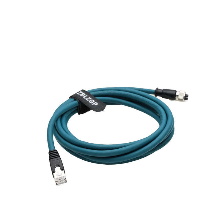 Wasserdichtes IP67 M12 8 Pin Buchse X-Code RJ45 Kabel für Aussenüberwachung 3M 3M US, 3M US