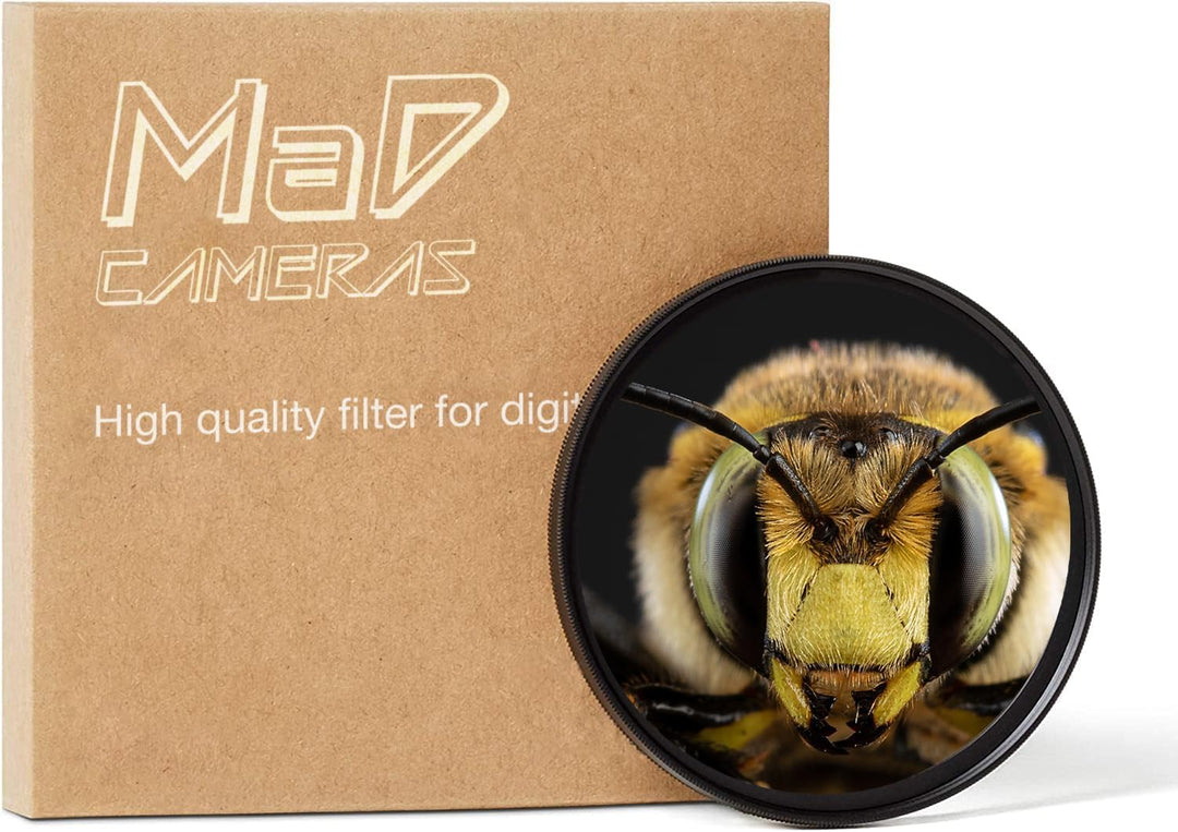 MaD Camera - 67mm Makro-Effekt-Zoomfilter (+8) - Nahlinsen für Detailfotografie - Premium Kamera-Obj