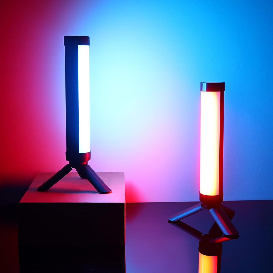 LUXCEO V8 LED Lichtstab, RGB LED Videoleuchte für Fotografie, Dimmbare 3000K/6000K,RGB Kamera Licht