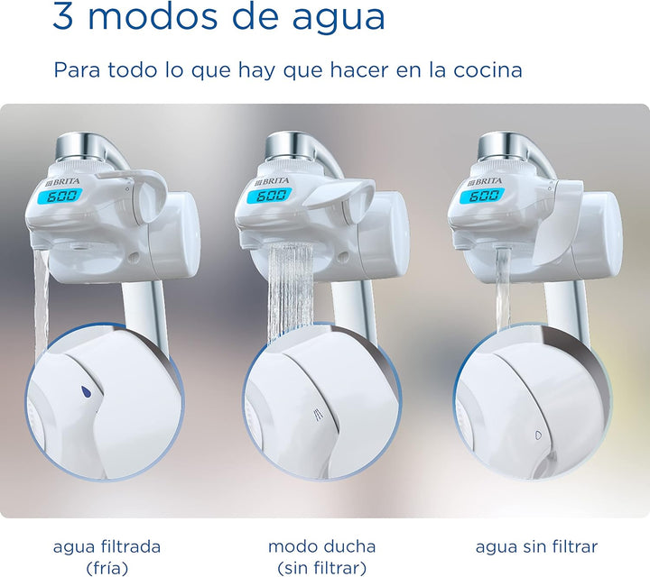 BRITA Pro V-mf Wasserfilter, Acrylic, Weiss, 1