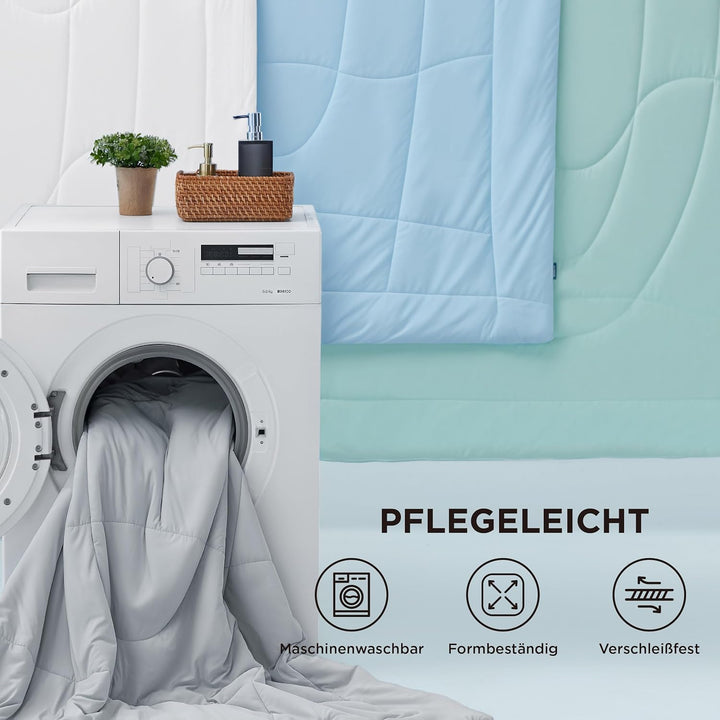 BEDSURE Bettdecke Ohne Bezug Kühlende - Bettdecke 155x220 Kühldecken zum Schlafen - Leicht Atmungsak