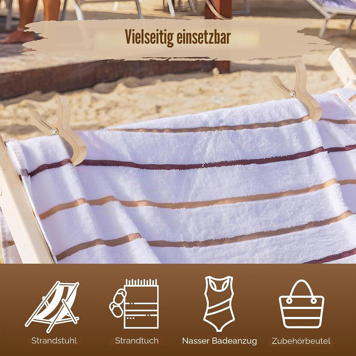Accessories Spezielle Grosse Clips aus Holz Strand Klammern für Strandtuch Wäscheklammern Klammer St