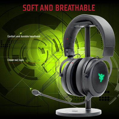 Itek Gaming-Headset H500W2 - Gaming Headset mit abnehmbarem Mikrofon - 2.4G Wireless Gaming Headset