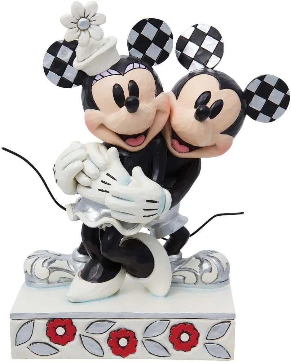 Figura decorativa Disney 100 Mickey & Minnie
