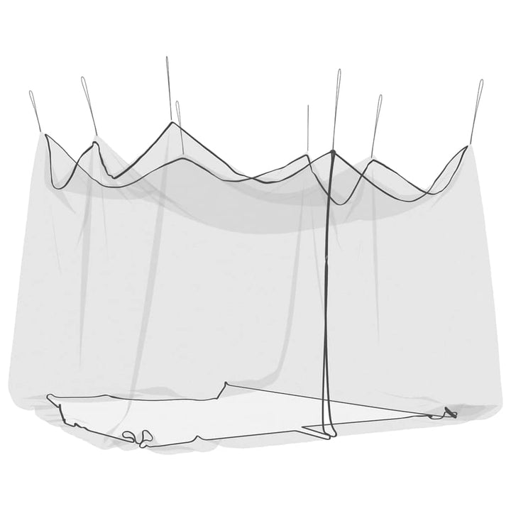 vidaXL Moskitonetz für den Aussenbereich 220 Maschen Schwarz 300x300x250 cm, Moskito Netz, faltbares