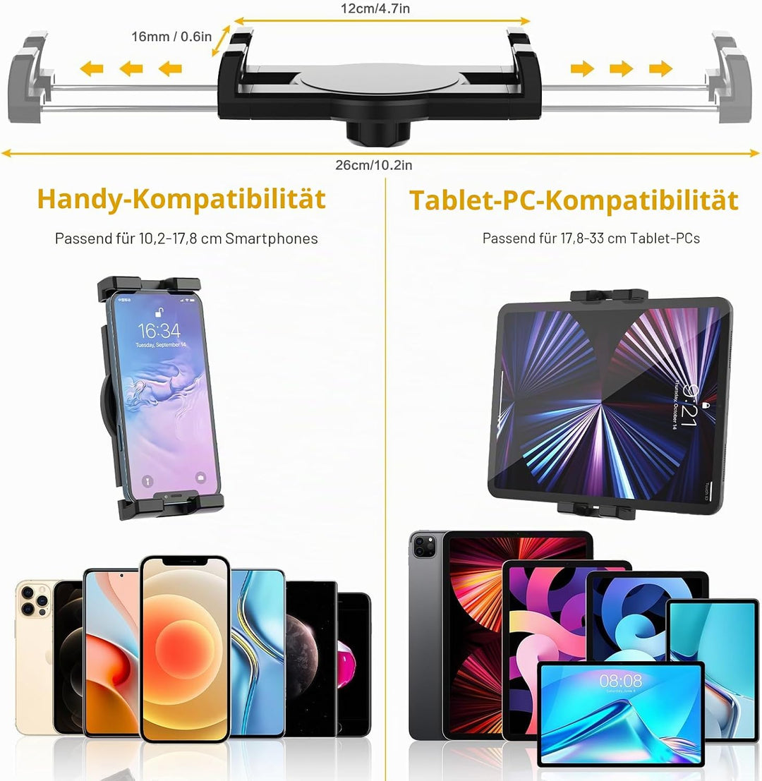 Oilcan Starker Saugnapf Tablet Autohalterung Vorne, KFZ Windschutzscheibe Fenster Armaturenbrett Tab