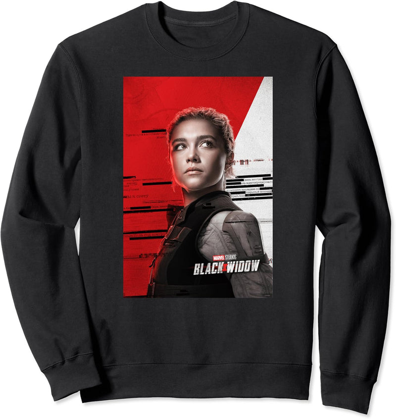 Marvel Black Widow Yelena Belova Teaser Movie Poster Sweatshirt