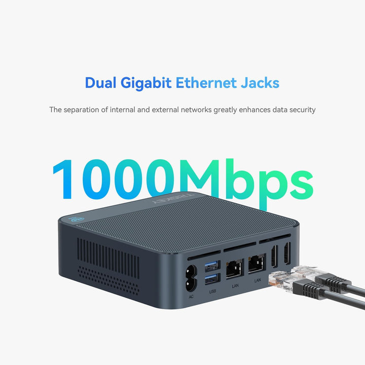 TRIGKEY Neuer Twin Lake N150 Mini Host (bis zu 3,60 GHz) PC 11 Pro, 16 GB DDR4 500 GB M.2 SATA SSD,