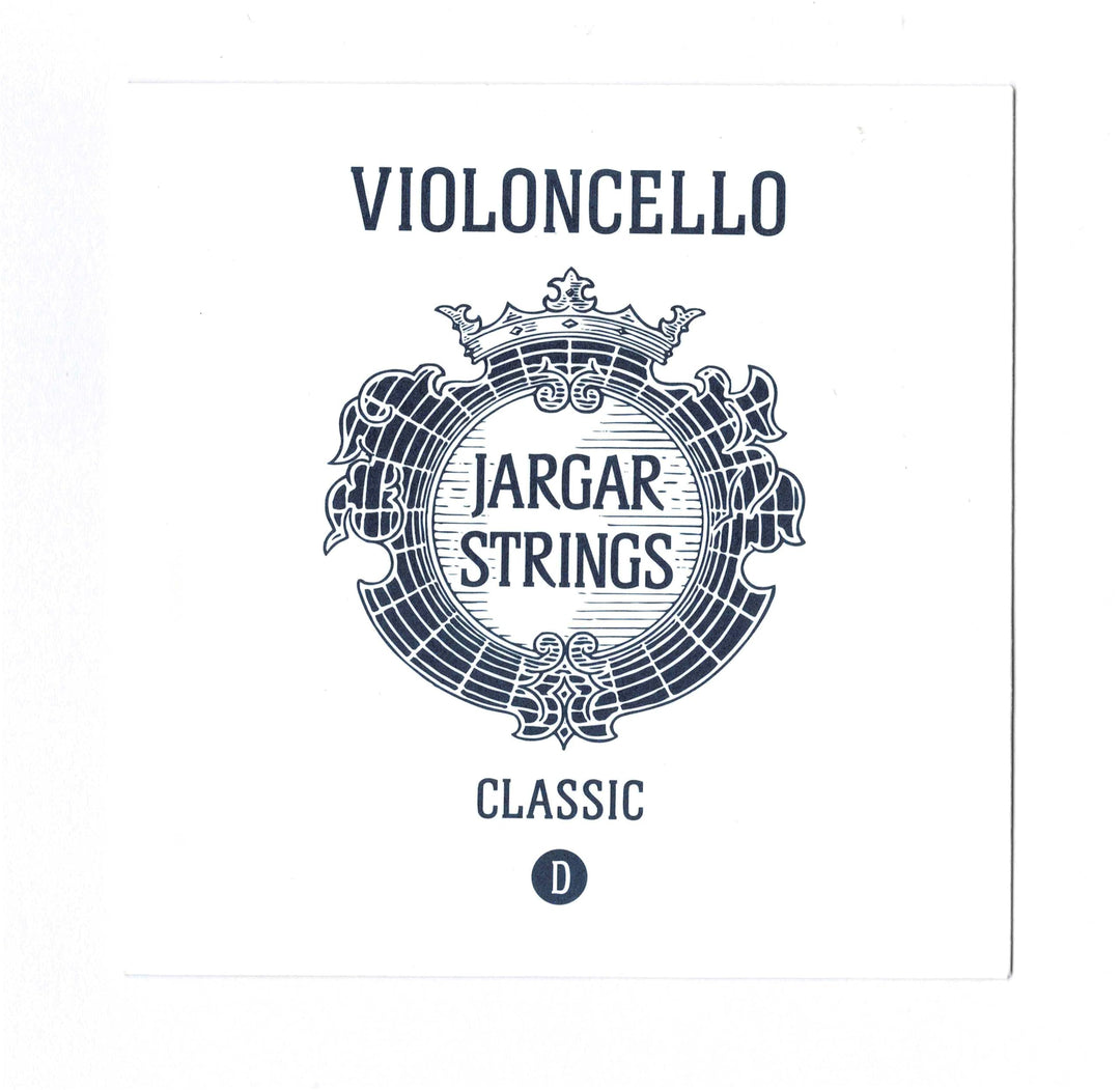 JARGAR Ce-DCM Cello Classic D-Saite, medium (0,98mm) für Cello Medium / Standard Blau // Blue, Mediu