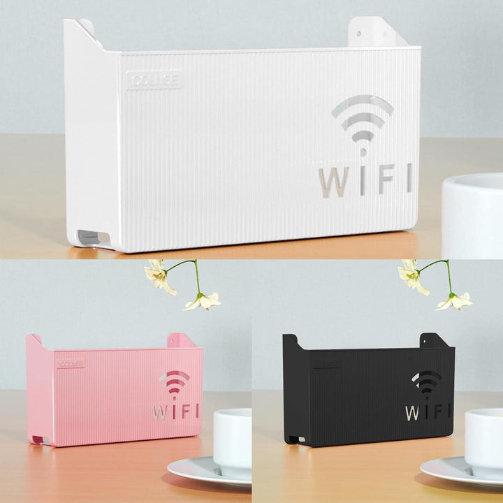 Router-Wandhalterung, Wifi-Router-Aufbewahrungsbox, Router-Wandhalterung, Multifunktions-Router-Aufb