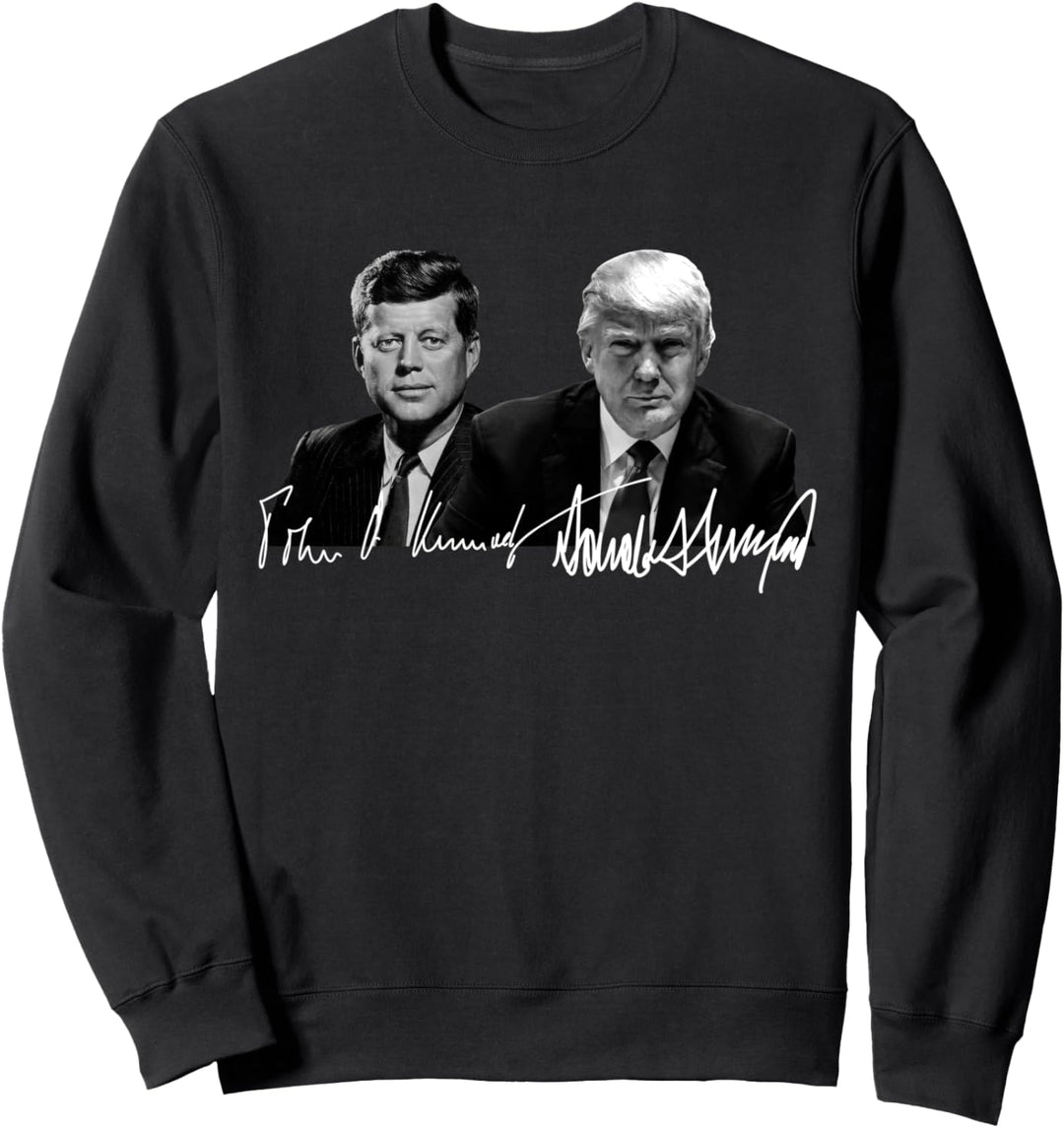 Trump Kennedy Donald Trump US Präsidenten Unterschrift Sweatshirt