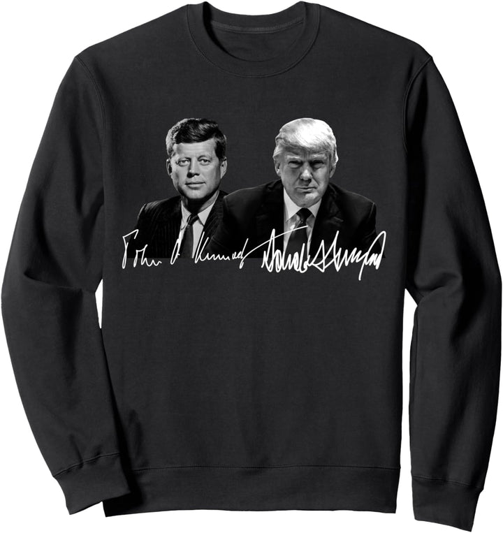 Trump Kennedy Donald Trump US Präsidenten Unterschrift Sweatshirt