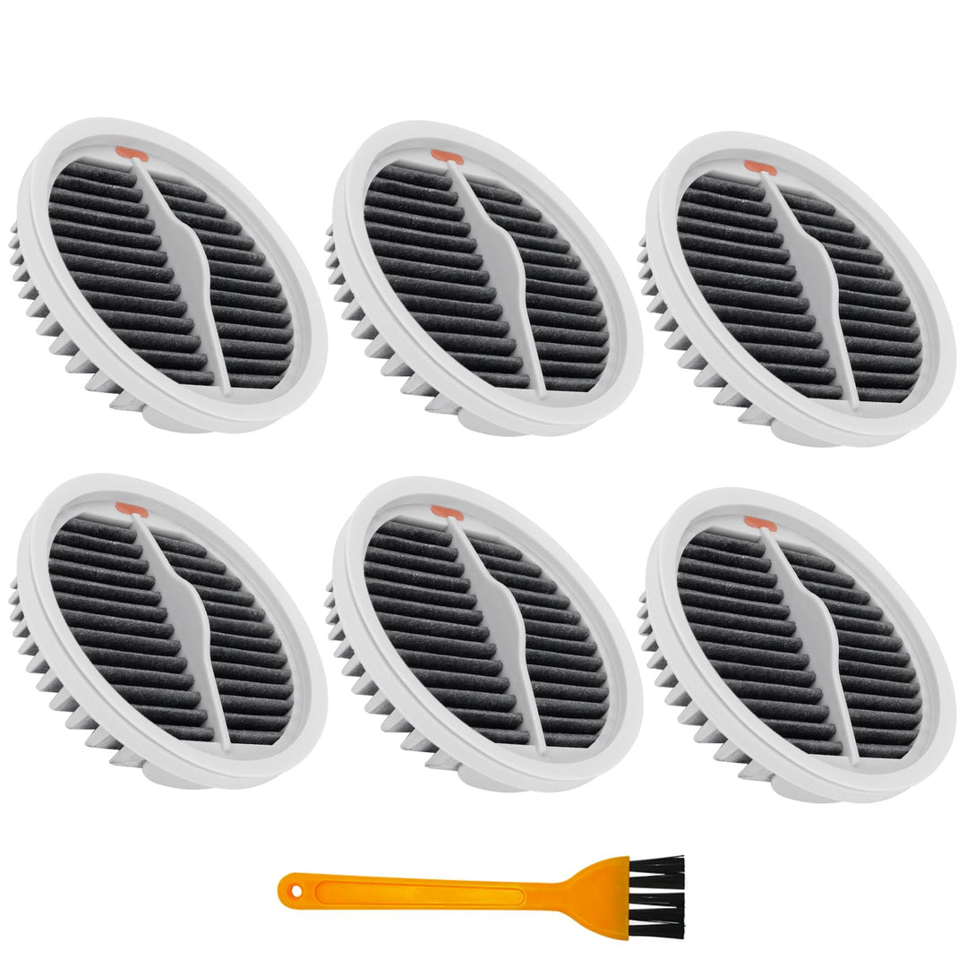 6er-Pack waschbare HEPA-Filter für Xiaomi Roidmi X20 / X30 / X30 / S2 / F8 Storm Pro kabelloser Stau