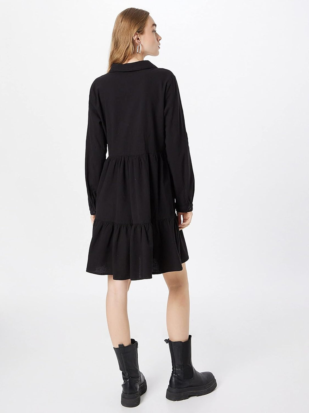 KAFFE Damen Kanaya Casual Dress 36 Black Deep, 36 Black Deep