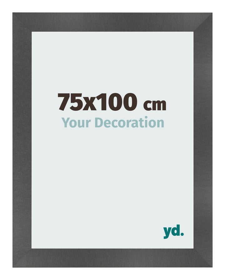 yd. Your Decoration - Bilderrahmen 75x100 cm - Schwarz Matt - Bilderrahmen aus MDF mit Acrylglas - A