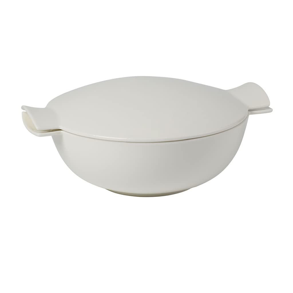 Villeroy & Boch Soup Passion Terrine für bis zu 4 Personen, Premium Porzellan, Weiss