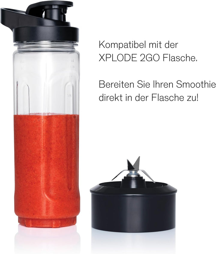 Wilfa XPLODE AUTO Standmixer - 1,8l Borosilikat-Glaskrug inkl. Mess-Skala - 1.500 Watt - 3 Programme