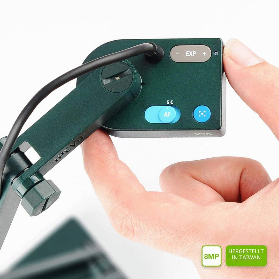 IPEVO V4K Ultra High Definition 8MP USB-Dokumentenkamera - Mac OS, Windows, Chromebook, Zoom, Micros