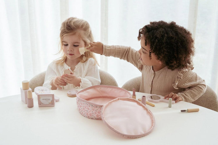Little Dutch 2515 Holz Spielset Beautycase Schminkkoffer - rosa
