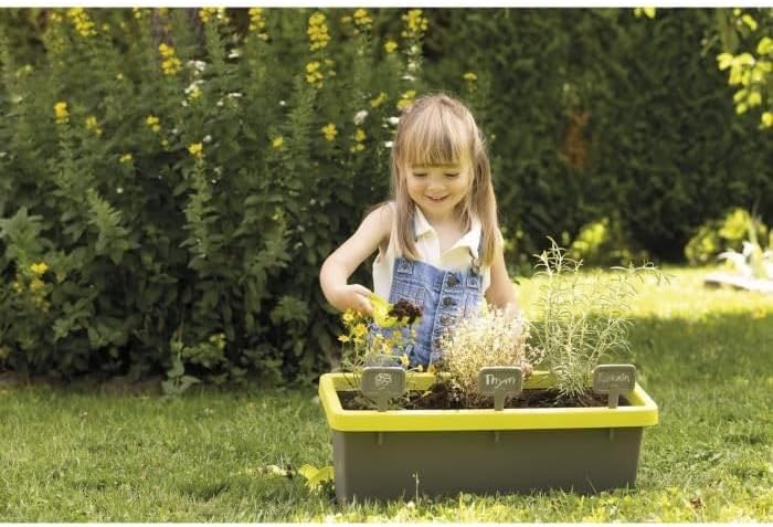 Smoby - Blumenkasten Eden - Zubehör für Kinder Spielhaus - Pflanzkasten 20L - Viel Zubehör - Ab 2 Ja