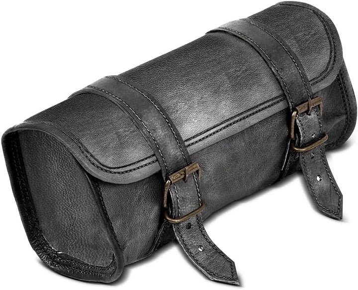 Werkzeugrolle Leder für Chopper/Custombike LR3 schwarz CB56082