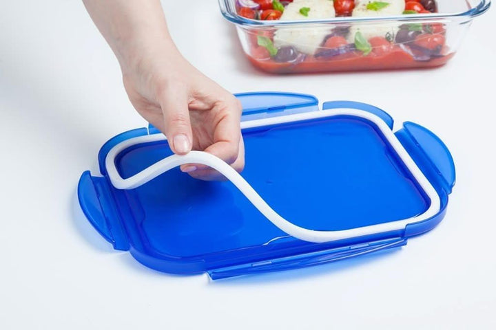 Pyrex Cook & Go Lunchbox, 3 Stück, gleiches Fassungsvermögen (3 x 0,8 l, rechteckig) 3 x 0,8L - rect