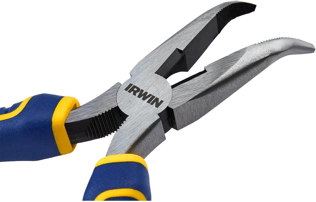 IRWIN Tools 2078226 Schraubstockzange, gebogen, lange Nase, 15,2 cm (6 Zoll)
