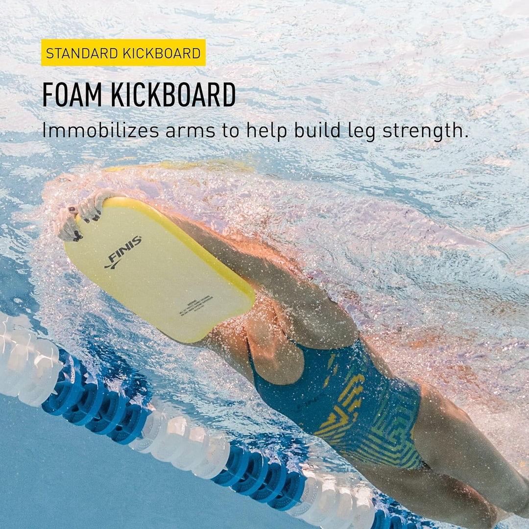FINIS Kickboard Foam 18.5 x 11.5 Zoll gelb, 18.5 x 11.5 Zoll gelb