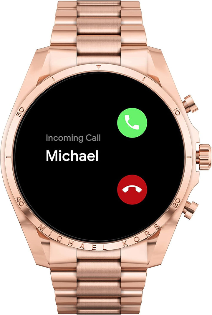 Michael Kors Herren oder Damen Gen 6 44 mm Touchscreen Smartwatch mit Alexa Integriertem Fitness-Tra
