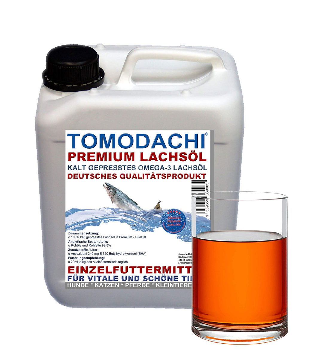 Lachsöl Koi und Teichfische kaltgepresst Omega 3 Öl Koi Futterzusatz deutsche Spitzenqualität Energi