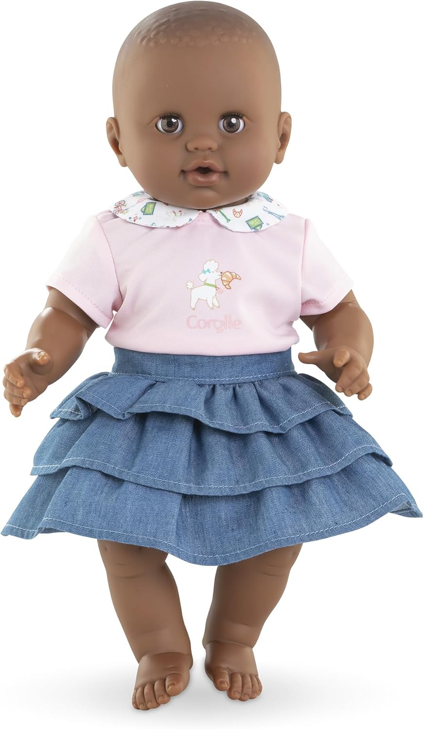 Corolle Mon Grand Poupon Rock und Shirt, Paris, für alle 36 cm Babypuppen, ab 2 Jahren