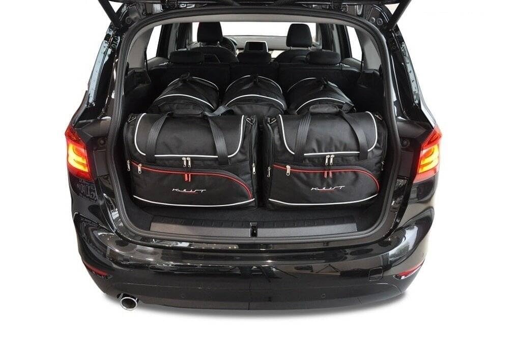 KJUST Kofferraumtaschen 5 stk kompatibel mit BMW 2 GRAN TOURER F46 2015-2021