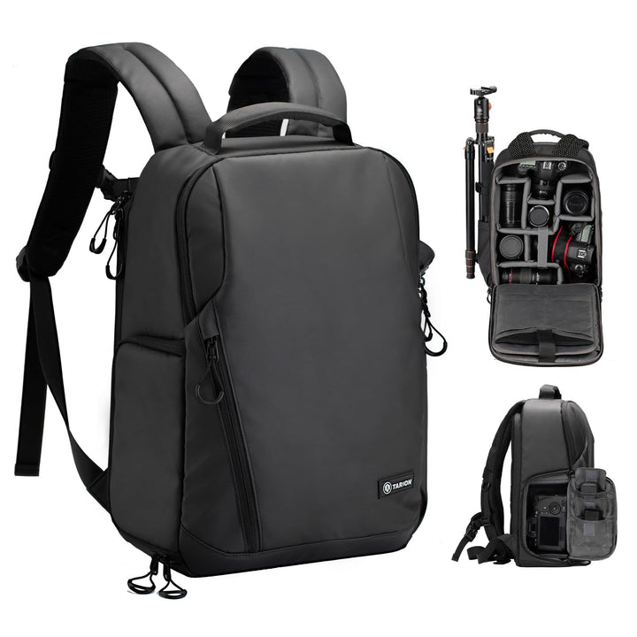 TARION Kamerarucksack Wasserdicht Fotorucksack SLR Kameratasche Kamera Rucksack mit 14 Zoll Laptopfa