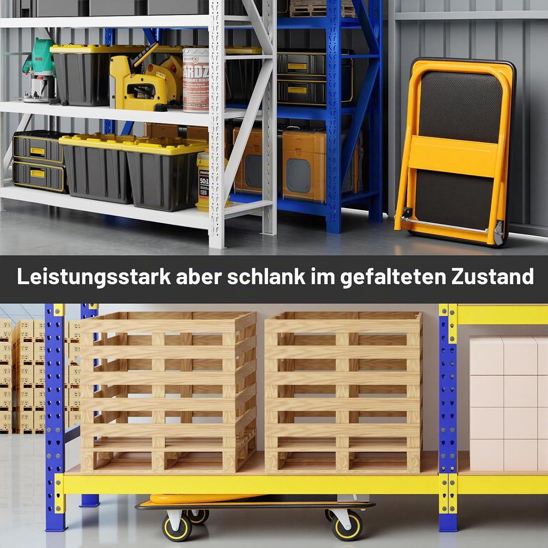 Panana Plattformwagen, Transportwagen Klappbar mit 150 kg Tragfähigkeit - Transportkarre Handwagen K