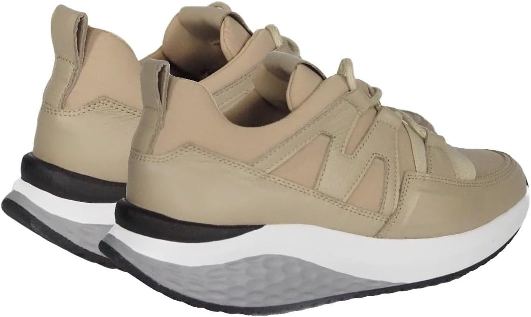 MBT Herren Funktionsschuhe FANO M,lose Einlage,Level 3- Wippeffekt: Hoch 41 EU Braun Cream, 41 EU Br